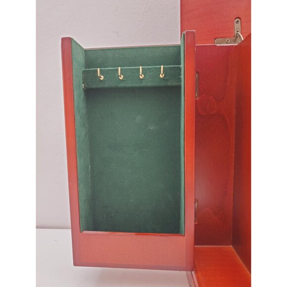 Vintage Gunther Mele 1970's wooden jewelry box. Jewellery with drawers . Vintage - Picture 7 of 10